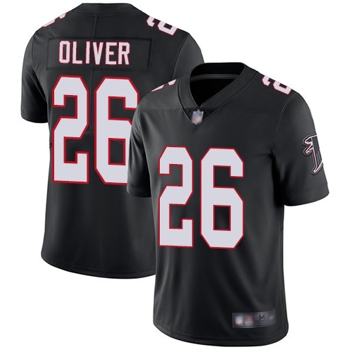 Atlanta Falcons Limited Black Men Isaiah Oliver Alternate Jersey NFL Football #26 Vapor Untouchable->women nfl jersey->Women Jersey
